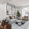 Living room with large windows