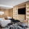 lounge room with wooden accents, a pool table and a TV