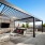 rooftop lounge with a fireplace and spacious seating